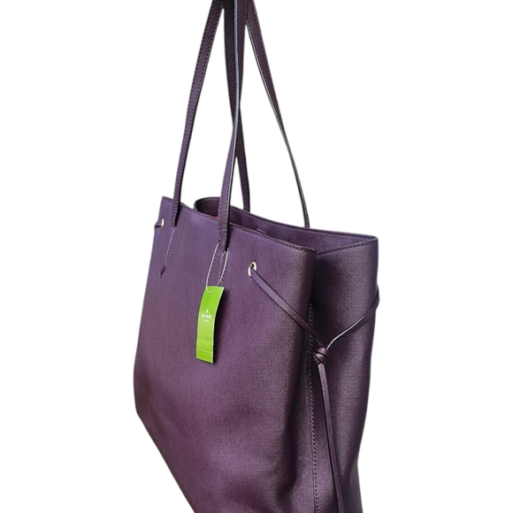 Kate Spade Laurel Way Purple Tote Bag - Picture 3 of 9